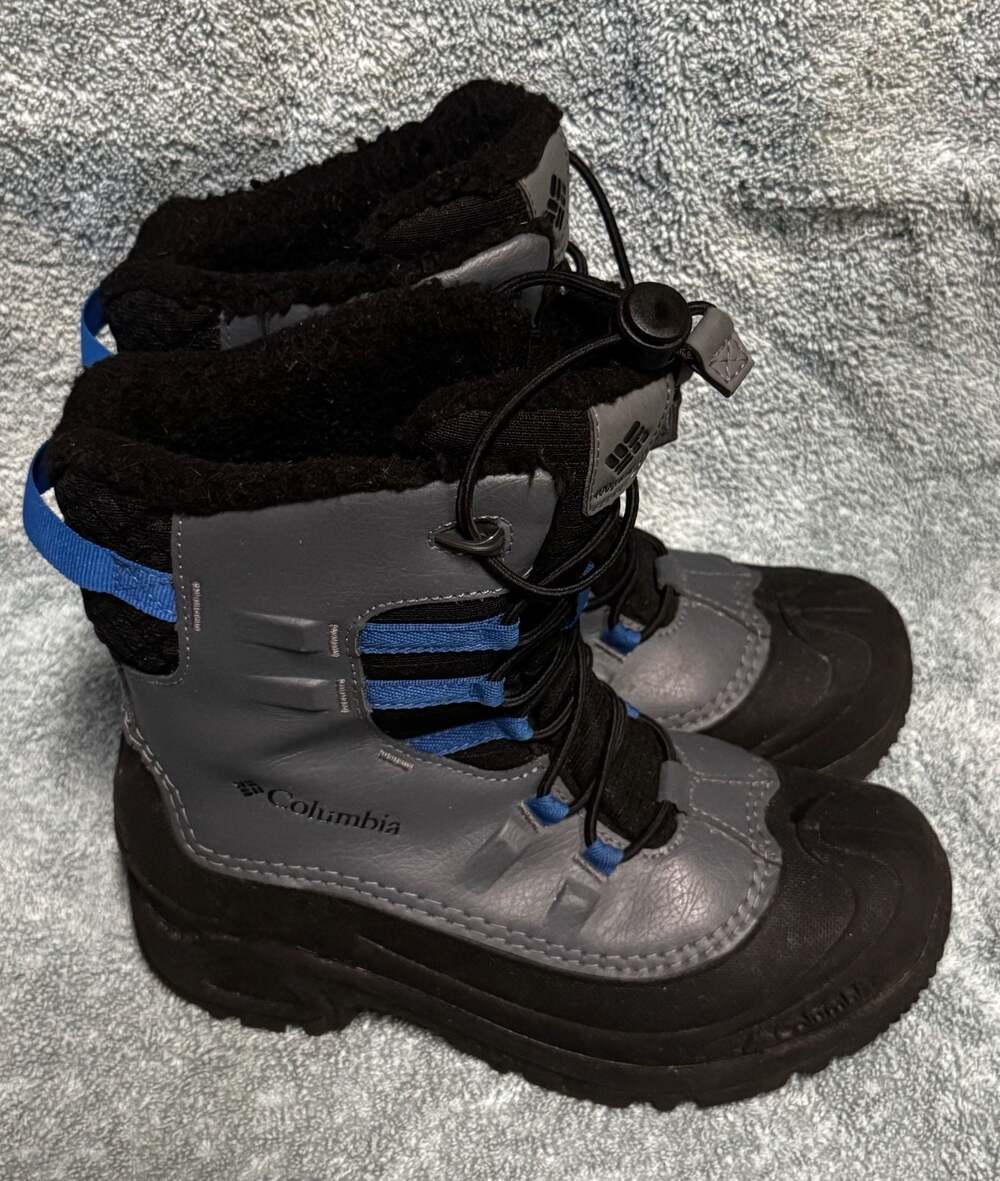Columbia Bugaboot Celsius Snow Boot Shark/Bright Indigo 400g Waterproof